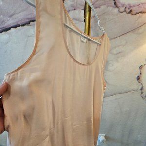 Vintage Pink Silk Tank Top